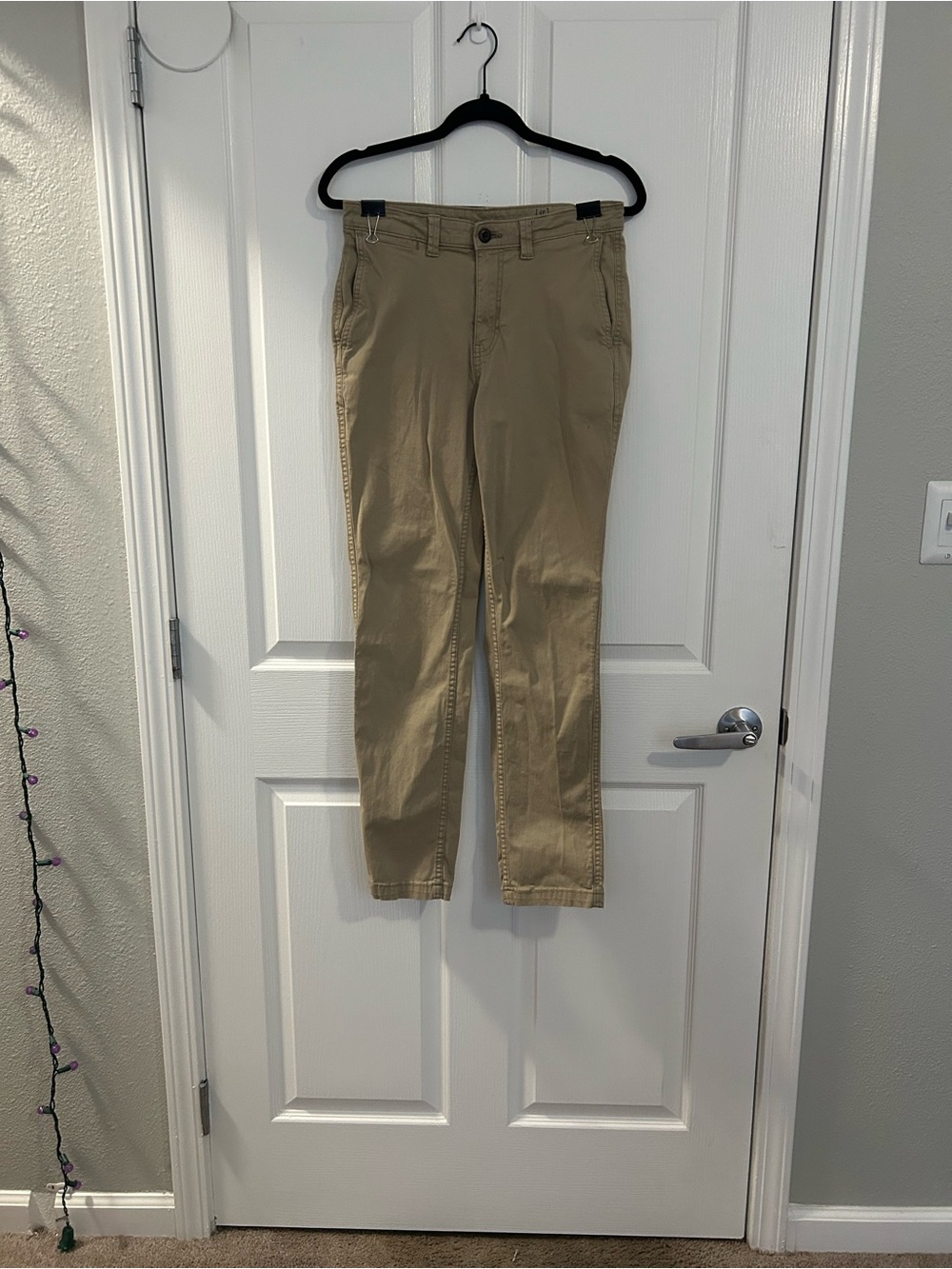 George Men's Slim Fit Chino Pants in Khaki Tan